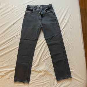 90'S PINCH WAIST HIGH RISE STRAIGHT